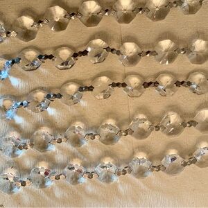7 (24 inches ) vintage crystal chandelier chain